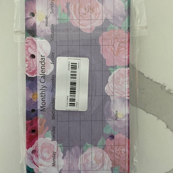 NWOT Agenda PLANNER Faux Leather DUSTY ROSE - Picture 10 of 12